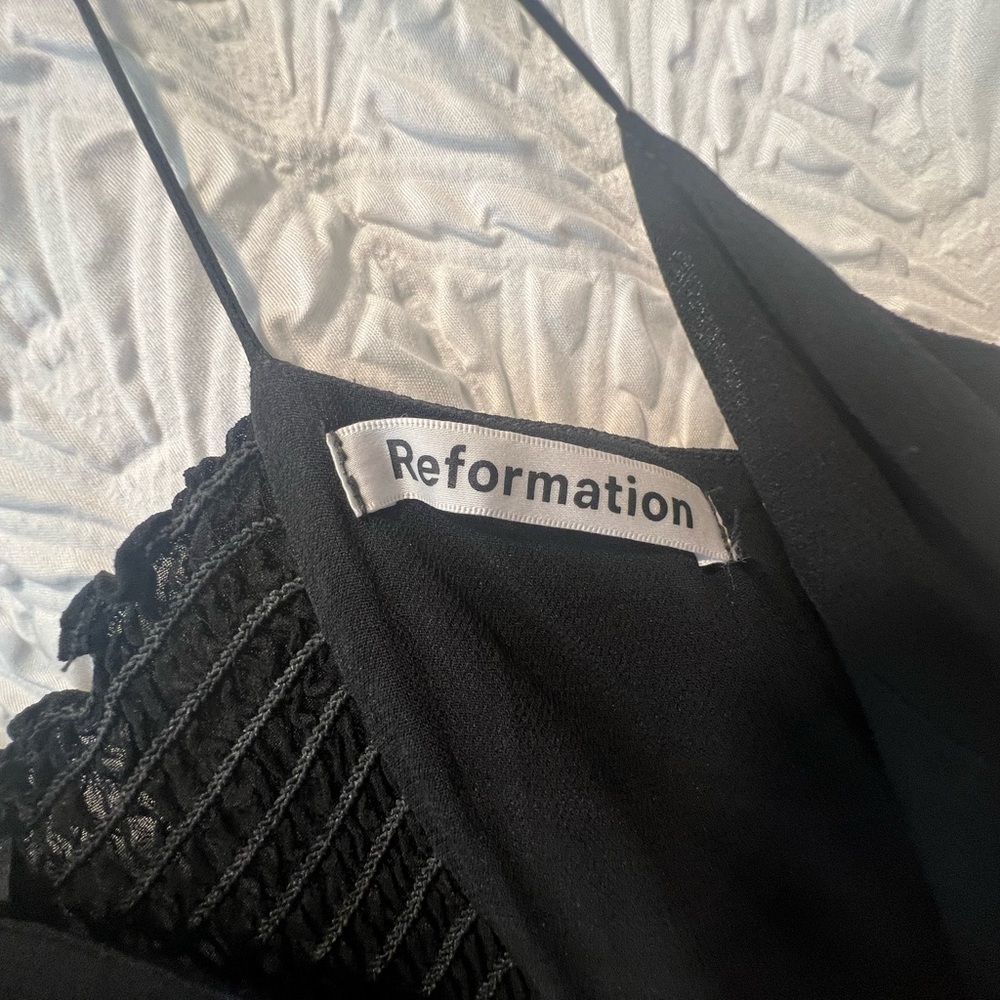 Reformation Black Juliette Dress - Picture 6 of 6